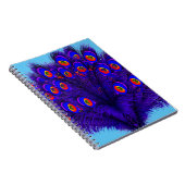 Peacock Feathers Notizblock (Rechte Seite)