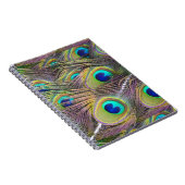 Peacock Feathers Notizblock (Rechte Seite)