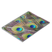 Peacock Feathers Notizblock (Linke Seite)