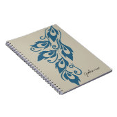 Peacock Feathers Notizblock (Rechte Seite)
