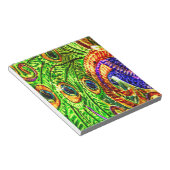 Peacock Feathers Notizblock (angewinkelt)