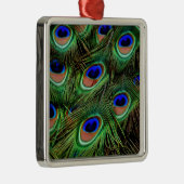 Peacock Feathers Ornament Aus Metall (Rechts)