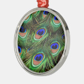 Peacock Feathers Ornament Aus Metall (Links)
