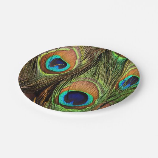 Peacock Feathers Paper Teller (Schrägansicht)