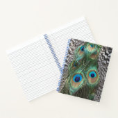 Peacock Feathers Pattern-Notebook Notizblock (Innenseite)