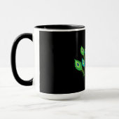 Peacock Feathers | Pfauenvögel | Art Tasse (Links)