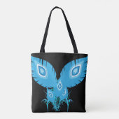 Peacock Feathers | Pfauenvögel | Mode Tasche (Rückseite)