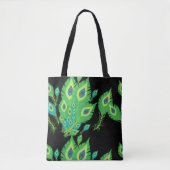 Peacock Feathers | Pfauenvögel | Mode Tasche (Vorderseite)