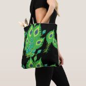 Peacock Feathers | Pfauenvögel | Mode Tasche (Von Nahem)