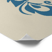 Peacock Feathers Poster (Ecke)