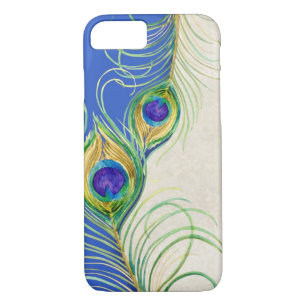Peacock Feathers Royal Damask Personalisierte Name Case-Mate iPhone Hülle