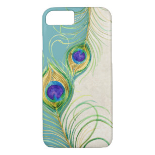 Peacock Feathers Royal Damask Personalisierte Name Case-Mate iPhone Hülle