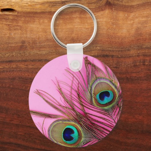 Peacock Feathers Schlüsselanhänger (Vorderseite)