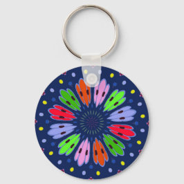 Peacock Feathers Schlüsselanhänger