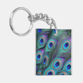 Peacock Feathers Schlüsselanhänger (Vorderseite links)