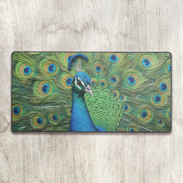 Peacock Feathers Schreibtischunterlage
