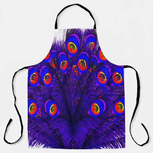 Peacock Feathers Schürze (Vorderseite)