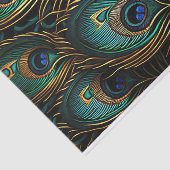 Peacock Feathers Seidenpapier (Ausschnitt)