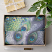 Peacock Feathers Seidenpapier (Geschenk)