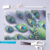 Peacock Feathers Seidenpapier (Handwerk)