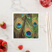 Peacock Feathers Standardpapier Napkins Serviette (Beispiel)