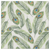 Peacock Feathers Stoff (Nahaufnahme)