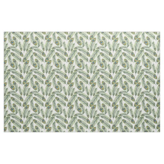 Peacock Feathers Stoff (Fat Quarter (45,7 x 55,9 cm))
