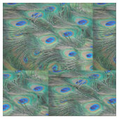 Peacock Feathers Stoff (Nahaufnahme)