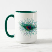 Peacock Feathers Tasse (Links)