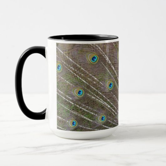 Peacock Feathers Tasse (Links)