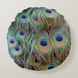 Peacock Feathers Throw Kissen