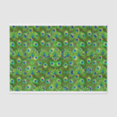 Peacock Feathers Tissue giftwrap Seidenpapier (Vorderseite)