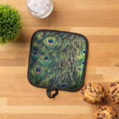 Peacock Feathers Topflappen (Oben Unten)