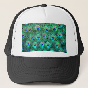 Peacock Feathers Truckerkappe