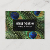 Peacock Feathers Visitenkarte (Vorderseite)