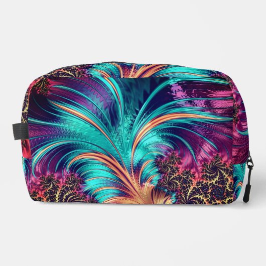 Peacock Feathers Waschbeutel (Vorderseite)