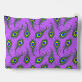 Peacock Feathers Zubehörtasche (Rückseite)