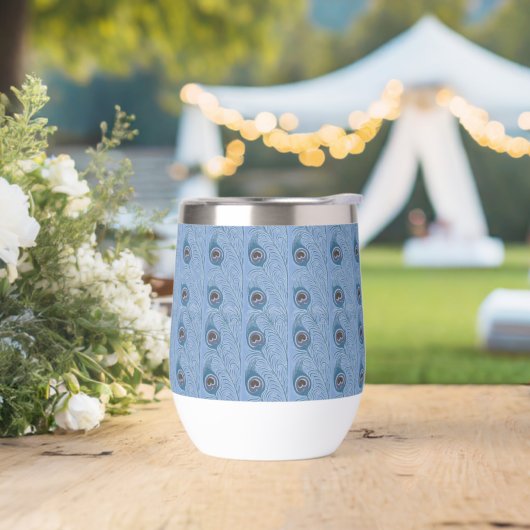 Peacock FeatherWater-Flasche (Hochzeit)
