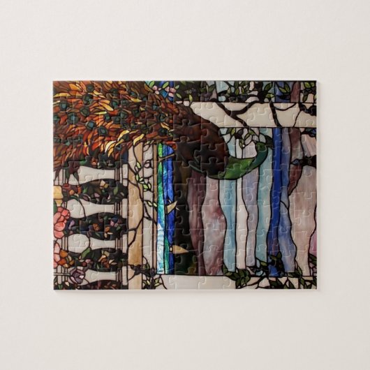 Peacock-festes Glaspuzzle Puzzle (Horizontal)