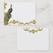 Peacock & Filigree Business/Visitenkarte Visitenkarte (Vorne/Hinten)