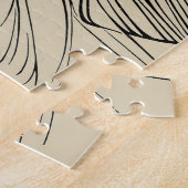 Peacock Fine Art Bird Nouveau Puzzle (Seite)