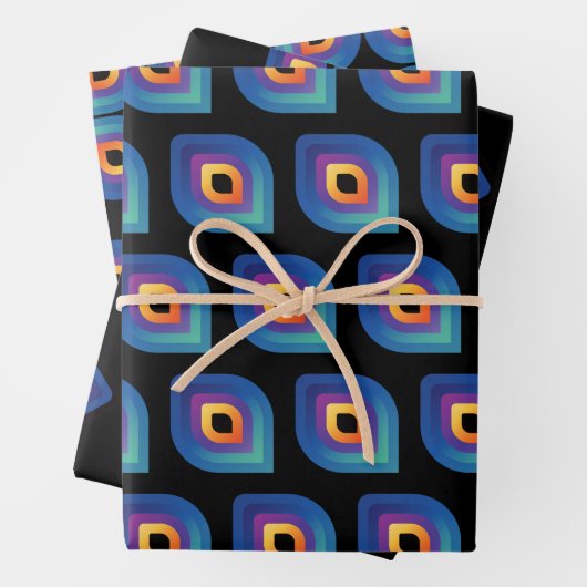 Peacock Flame (Pattern) Geschenkpapier Set (Beispiel)