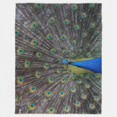 PEACOCK FLEECEDECKE (Vorderseite)