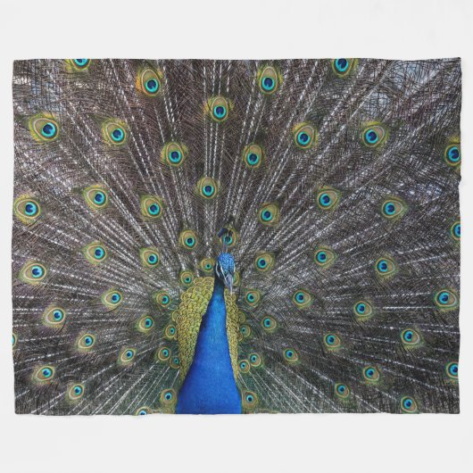 PEACOCK FLEECEDECKE (Vorderseite (Horizontal))