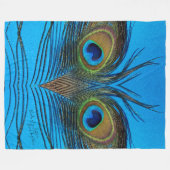 Peacock Fleecedecke (Vorderseite (Horizontal))