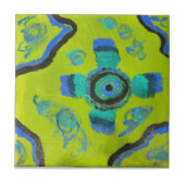 Peacock Fliese (Vorderseite)