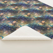 Peacock Floral Sherpadecke (3/4)