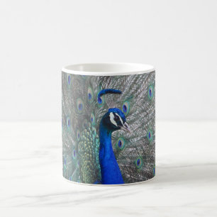 PEACOCK FOTO KAFFEE TASSE