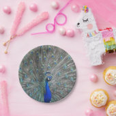 PEACOCK FOTO PAPIERTELLER (Party)