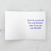 PEACOCK FRAGE, WENN SIE AUF EINEM BAUM STEHEN UND  KARTE (Innenseite)